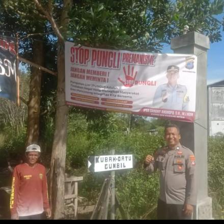 Aksi Memutus Rantai Premanisme dan Pungli di Wilayah Polsek Karang Intan